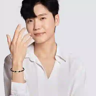 零误差 足银莫比乌斯福牌平安扣 灵蛇本命年招财转运 玛瑙小众如意扣牌 国潮复古可调节手工编绳 纯银 手绳 男女同款情侣款