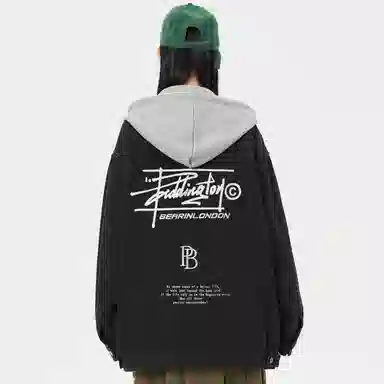 Paddington Bear Retro Denim Hoodie Jacket