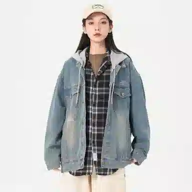 Paddington Bear Retro Denim Hoodie Jacket