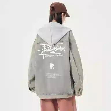 Paddington Bear Retro Denim Hoodie Jacket