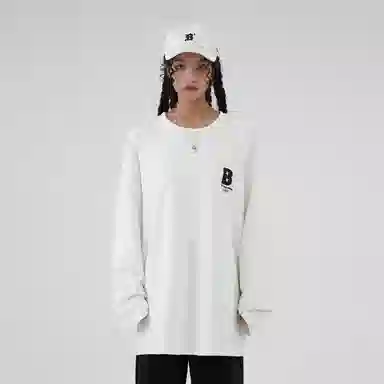 BJHG Basic Embroidered Long Sleeve Tee