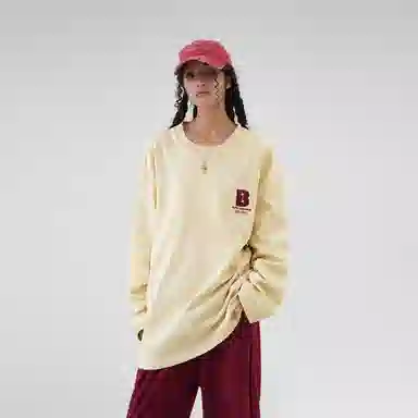 BJHG Basic Embroidered Long Sleeve Tee