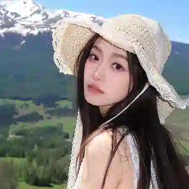 优幽兰 韩版百搭夏天防紫外线法式甜美高级感海边度假小众设计感蕾丝沙滩太阳帽遮阳帽 纤维素材料 防晒帽 女款