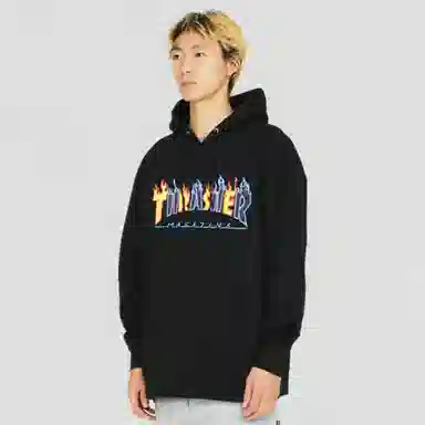 Thrasher Double Flame Hoodie