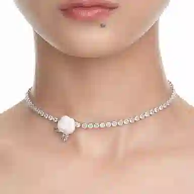 YVMIN Rose Ceramic Necklace