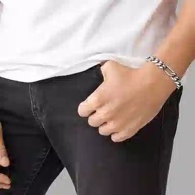 DIESEL Chain Bracelet Silver