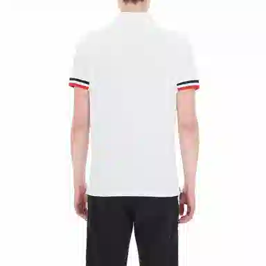 Moncler SS22 White Polo
