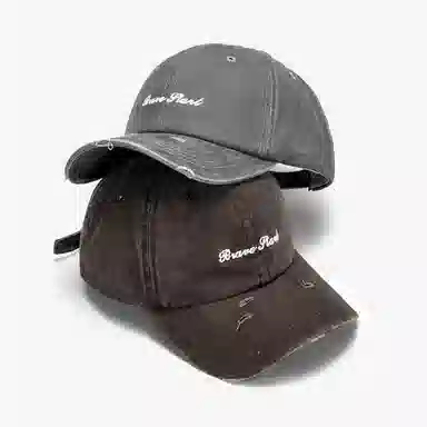 啄木鸟 大头围水洗牛仔复古大帽檐显脸小 棉 鸭舌帽 男女同款情侣款