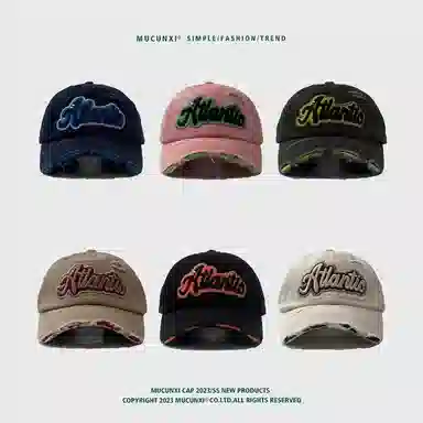 啄木鸟 宽帽檐 加大加深大头围大脸显脸小硬顶 棉 鸭舌帽 男女同款情侣款