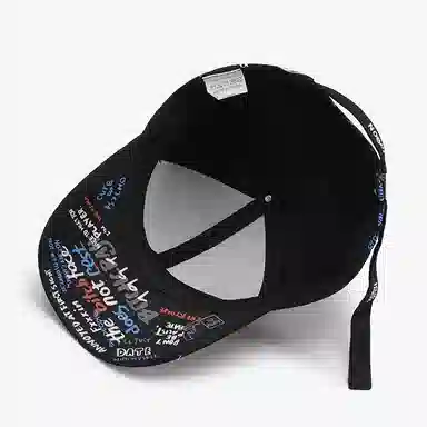 啄木鸟 涂鸦棒球青年街头印花嘻哈帽休闲遮阳 棉 鸭舌帽 男女同款情侣款