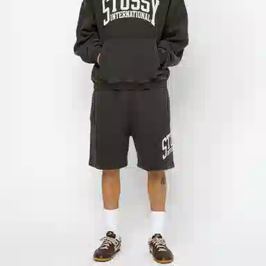 Stussy SS24 FLEECE SHORT INTERNATIONAL Logo