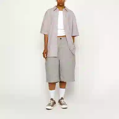 Stussy Boxy SS Shirt 8 Ball Stripe