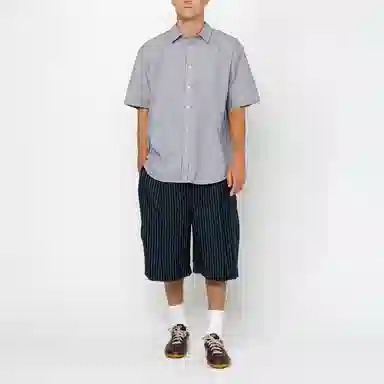 Stussy Boxy SS Shirt 8 Ball Stripe