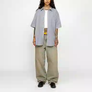 Stussy Boxy SS Shirt 8 Ball Stripe