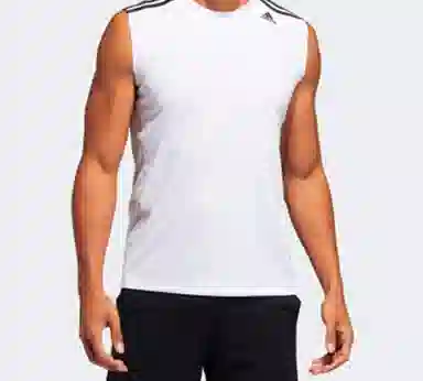 adidas All World SL Basketball Jersey White