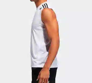 adidas All World SL Basketball Jersey White