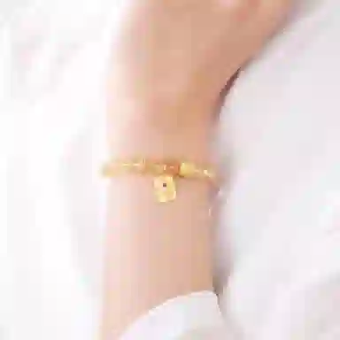 【招财小霸王】  指尖瑰宝 财源滚滚八方来财事业运爆棚买啥涨啥 本命年转运水逆退散 黄水晶 手串 男女同款情侣款