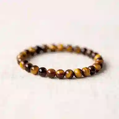 嘉福莱 闪电黄虎眼 神秘黑金 精致轻奢简约小众 时尚潮流百搭 琉璃 手串 男女同款情侣款