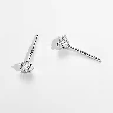 Liby Paris Star Earrings S999 Silver