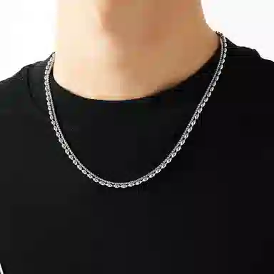 ENFANTIN Double Layer Cuban Chain Necklace