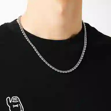 ENFANTIN Double Layer Cuban Chain Necklace