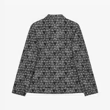 K-BOXING Plaid Casual Jacket Gray