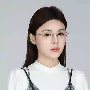 【联系客服可选配镜套餐】 康视顿 轻盈书呆椭圆框 β钛 光学镜架 女款