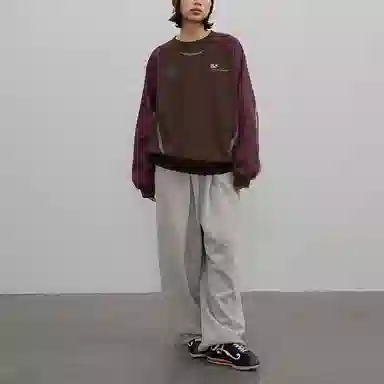 Crying Center Pullover Sweatshirt