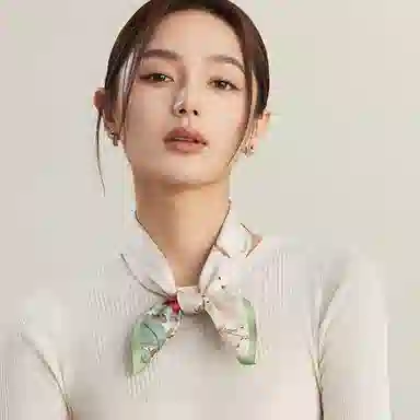 上海故事 十二花令印花百搭真丝小方巾礼盒装 丝巾 女款