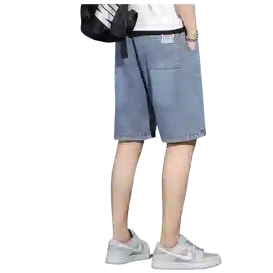 北极绒 潮牌帅气潮流薄款舒适时尚宽松百搭五分休闲短裤 男款