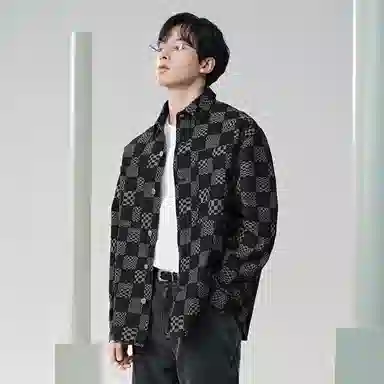 GXG Checkered Jacquard Shirt