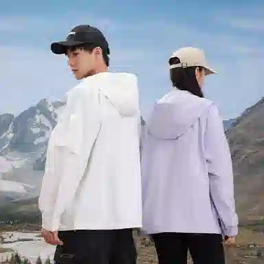 鸭鸭 山系户外工装大口袋宽松时尚百搭连帽夹克外套 男女同款