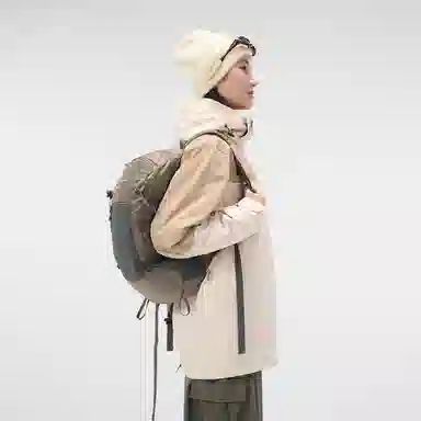 户外防雨可拆卸抓绒内胆三合一小众高级感咖色美式复古连帽宽松外套  防水防风保暖冲锋衣 男女同款