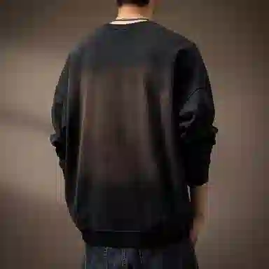 贵色 复古圆领长袖卫衣 男款