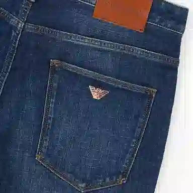 EMPORIO ARMANI J06 Slim-Fit Bleached-Effect Comfort-Denim Jeans