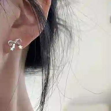 韵系 精致小巧蝴蝶结 铜镀金 耳钉 女款