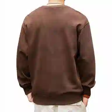 格蓝鹿 美式重磅复古印花长袖卫衣 男款