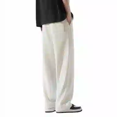 王者荣耀 鲁班七号星空梦想款 美式校园风卫裤户外跑步篮球品牌字母刺绣标系带百搭宽松垂感透气舒适直筒织带休闲裤 男女同款