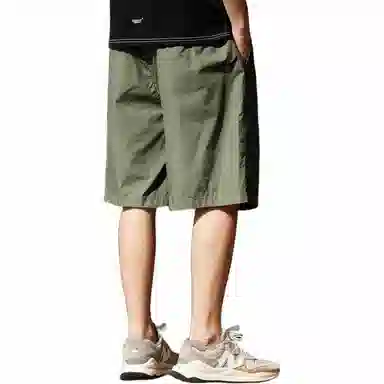 格蓝鹿 美式中腰宽松五分休闲短裤 男款