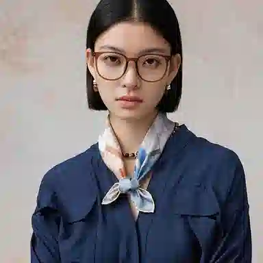 上海故事 城市掠影印花休闲百搭真丝小方巾 丝巾 女款