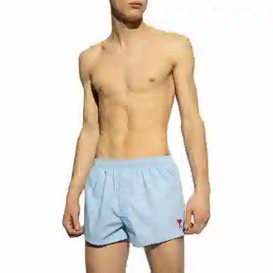 AMIPARIS Logo Print Shorts