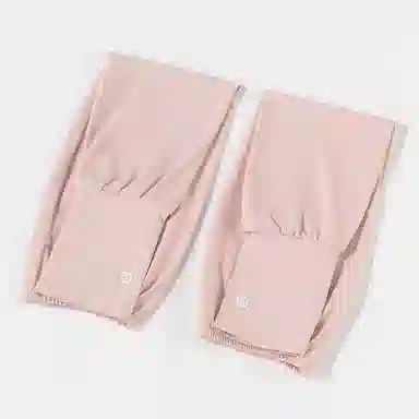 上海故事 冰丝遮阳出行护臂纯色简约冰感遮阳袖套户外骑行 锦纶 防晒袖 女款