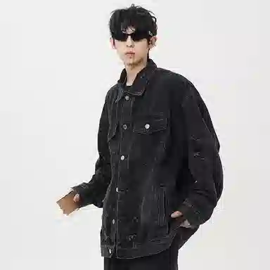 Zofili Vintage Washed Denim Jacket