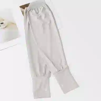 上海故事 冰丝遮阳出行护臂纯色简约冰感遮阳袖套户外骑行 锦纶 防晒袖 女款