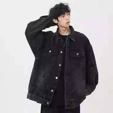 Zofili Vintage Washed Denim Jacket