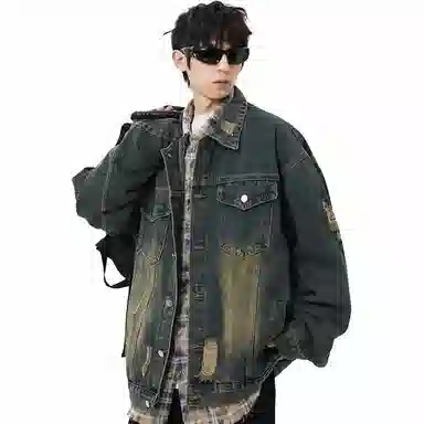 Zofili Vintage Washed Denim Jacket