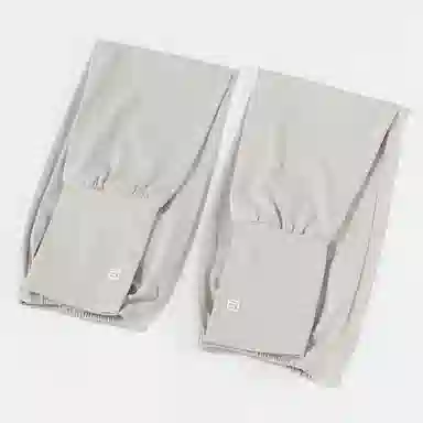 上海故事 冰丝遮阳出行护臂纯色简约冰感遮阳袖套户外骑行 锦纶 防晒袖 女款