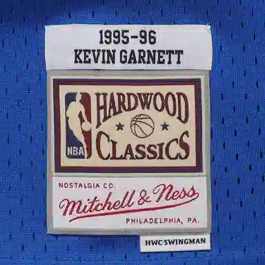 Mitchell & Ness Kevin Garnett 1995-96 Blue Jersey