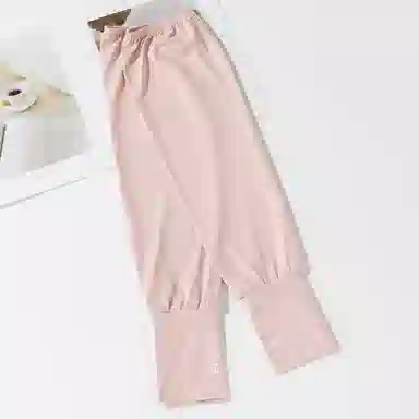 上海故事 冰丝遮阳出行护臂纯色简约冰感遮阳袖套户外骑行 锦纶 防晒袖 女款