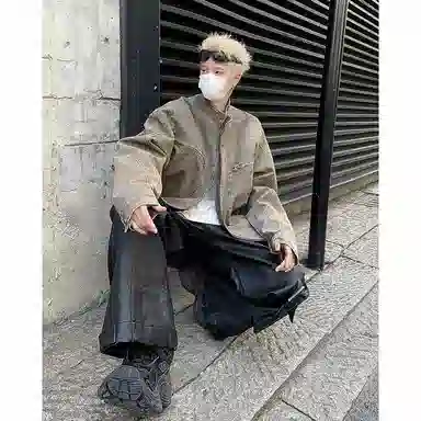 M-MAICCO Denim Jacket Grey